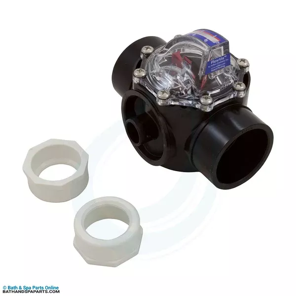 H2Flow Flow Meter/Check Valve [FlowVis, 1-1/2" Slip] (FV-C-15)
