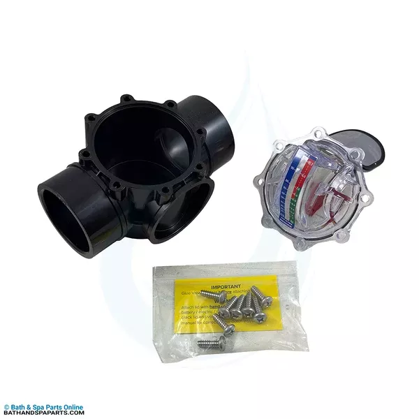 H2Flow Flow Meter/Check Valve [FlowVis, SCH40 Valve Body] (FV-2)